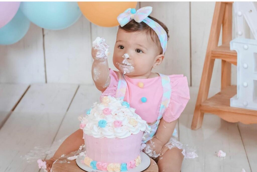 Bolo Decorado Smash Cake